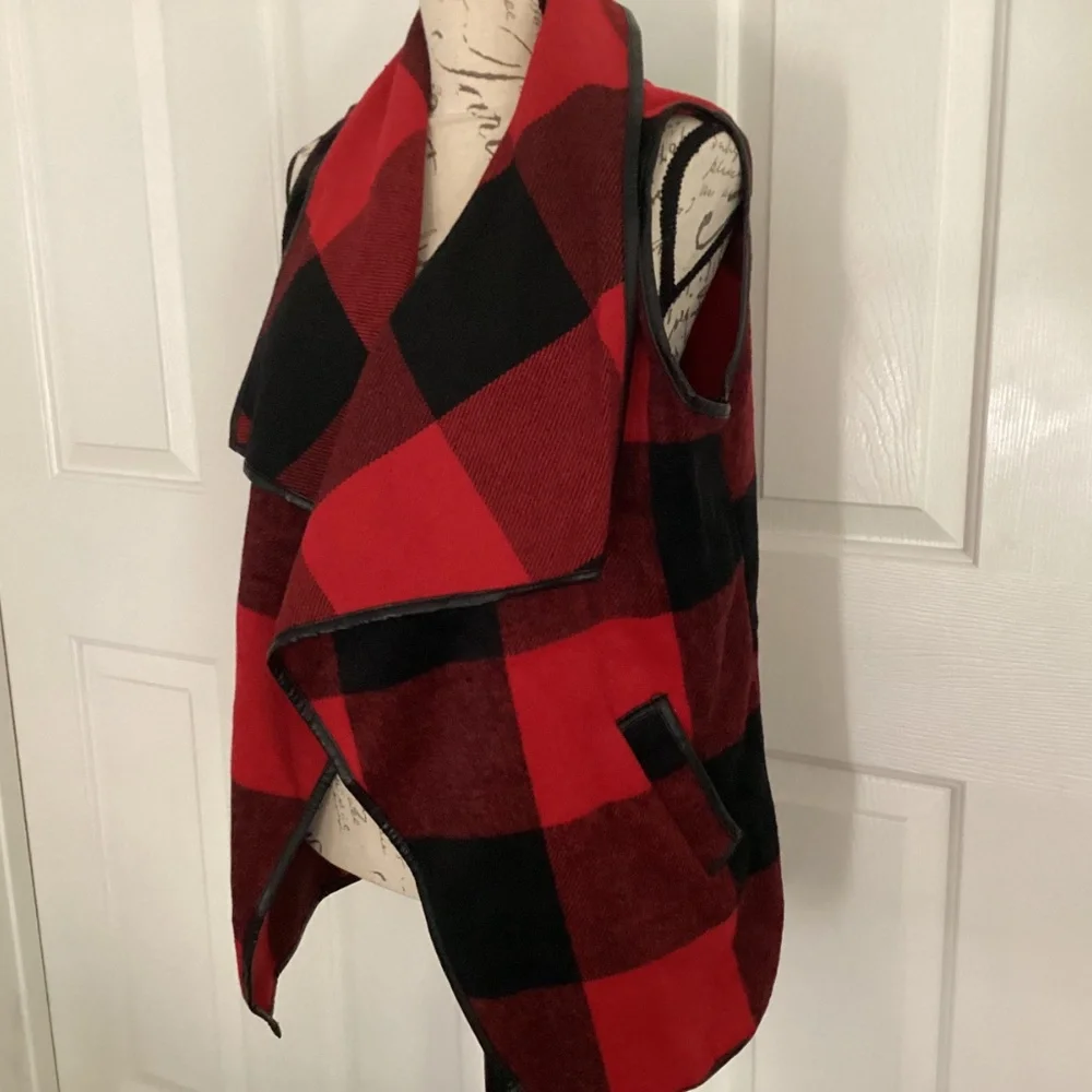 Unbranded Women Wrap, Size  Small, Color Black, Red - Picture 3 of 3